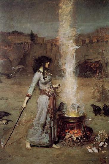 John William Waterhouse Magic Circle